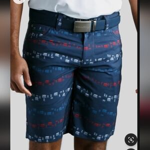 NWT William Murray Red White And Brew Water Hazard Shorts Men's Size 34 Beer NEW